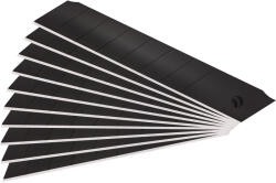 Fortum резервно острие 10 броя, черно, двоен режещ ръб; 18x100x0, 5mm, 7 сегмента, стомана SK2, HRC = 65, лазерно заточване