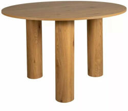 SIGNAL MEBLE Montana kerek étkezőasztal MDF tölgy furnér 120 cm
