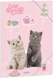 Ars Una Mapă cu elastic Ars Una Cute Animals - Tea Party, A4 (50215324)