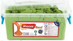 Heroes Nisip de joacă Heroes - Culoare verde, 3 kg (KUM-029.3)