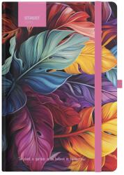 STREET Тетрадка с подложка STREET Flowers Petal A/5 96 страници с гумена твърда корица 778082 (778082)