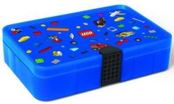 LEGO® Cutie de depozitare iconică LEGO® cu compartimente - albastru (SL40840002)