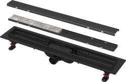 Alcadrain ALCA (Alcaplast) APZ19BLACK-GM-B Simple 85 cm zuhanyfolyóka forgatható ráccsal, szálcsiszolt gun metal APZ19BLACK-850-GM-B (APZ19BLACK-850-GM-B)