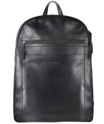Greenburry Rucsac unisex piele naturala negru 34 x 46 cm, Pure Black, Greenburry