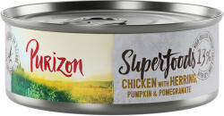 Purizon 70g Purizon Superfoods csirke & hering sütőtökkel és gránátalmával nedves macskatáp