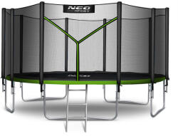 Neo-Sport kerti trambulin 465 cm külső biztonsági hálóval és létrával J-NS-15Z231 (N15Z231)