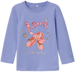 NAME IT fată tricou cu mânecă lungă violet (13DF54)