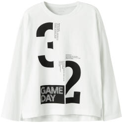 NAME IT tricou cu mânecă lungă pentru băieți cu inscripții alb (148373)