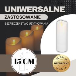 Springos Lumânare LED 15 X 5 CM (S-HA7555)