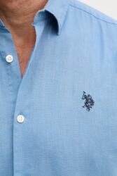 U. S. Polo Assn U. S. Polo Assn. риза мъжка с памук LINEN BLEND LS (MUP3248.)