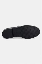 Guess мокасини дамски от кожа BELISO (FLTBSO.LEA14.BLACK)