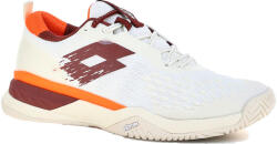 Lotto Încălțăminte de tenis pentru bărbați Raptor Hyperpulse 100 IV Speed Antique White/Madder Brown EUR 42, 5