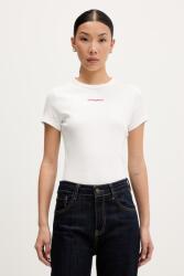 Tommy Jeans tricou pentru femei, din bumbac cu elastan 9BY2-TSDZLZ_00X (DW0DW22809)