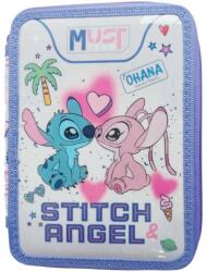 Luna Must: Disney Stitch&Angel emeletes töltött tolltartó 15x5x21cm (000565996)