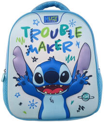 Luna Luna: Must Team 3D Stitch lekerekített ovis hátizsák 26x10x32 cm (000564815) - jatekshop