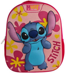 Luna Must: Stitch 3D mintás lekerekített ovis hátizsák 26x10x32cm (000565945) - jatekshop