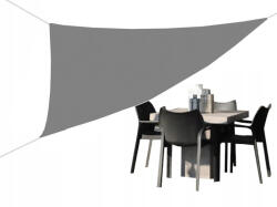Garden Line Pânză de umbrire triunghiulară gri 3 x 3 x 3 m CH-TUN0440 (CH-TUN0440)