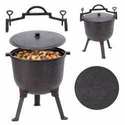 CHOMIK Ladle de vânătoare din fontă 5L 24, 5 x 16 cm *3703 (CH-BBQ3703) Ceaun