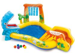 INTEX Loc de joacă Dinozauri cu tobogan 249 x 191 x 109 cm INTEX 57444 (J-57444)