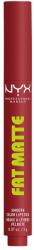 NYX Cosmetics Fat Matte Smooth Color Lipstick matt hatású ajakrúzs 09 Mauve Cloud 2 g