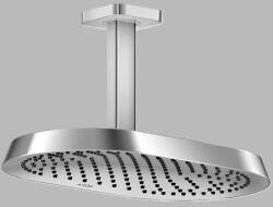 Hansgrohe Dus fix 370x220, 1jet, cu racord de tavan, crom lucios, Axor ShowerSphere 39760000 39760000 (39760000)