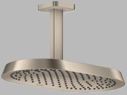 Hansgrohe Dus fix 370x220, 1jet, EcoSmart, cu racord de tavan, nichel periat (Brushed Nickel), Axor ShowerSphere 39761820 39761820 (39761820)