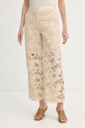 Sisley pantaloni straight pentru femei, din bumbac PPY2-SPD14G_01X (49D8LF09B)