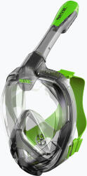 SEAC Egész arcos snorkeling maszk SEAC Magica grey clear/green lime