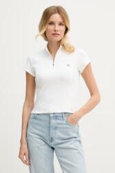 Calvin Klein Jeans crop top pentru femei, din bumbac cu elastan 9BY2-TSDZYC_00X (LV047G240G)