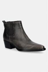 Guess cizme cu toc jos pentru femei, din piele WYNIE 9BY2-OBDZKY_99X