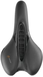 Selle Royal Respiro Stracciatella Athletic unisex ergonómikus nyereg, 279x159 mm, Royalgel, fekete
