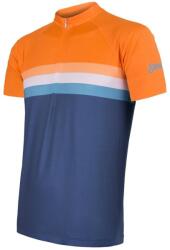 Sensor Cyklo Summer Stripe Blue/Orange Kerékpáros férfimez XL