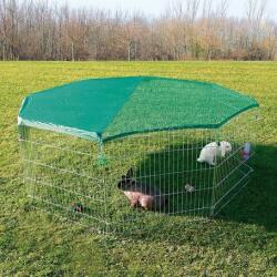 TRIXIE țarc din 8 piese cu plasă din metal galvanizat (8 buc x 80 x 75 cm | Diametru: 210 cm) (6243)