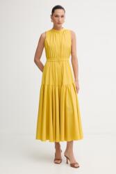 HUGO BOSS rochie de vară din bumbac Dimici 9BY2-SUDZT9_10X (50565398)