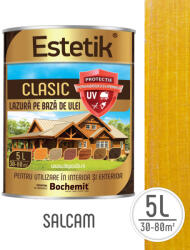 Estetik Clasic Lazura lemn ESTETIK CLASIC 5L SALCAM, protectie UV