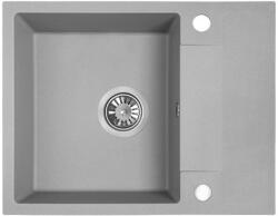 Laveo SBF_513Y - LAVEO RAB MINI 560x440 egymedencés mini csepptálcás gránit mosogató szürke (SBF_513Y)