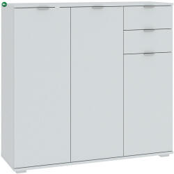 INTERMEBLE Komód Fehér Színben EASY 107 cm - fenyobutor24 - 56 216 Ft