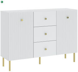 INTERMEBLE Komód Fehér Színben. VIENA CABINET 135 cm