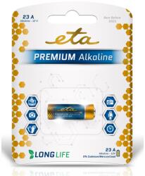 ETA Alkáli elem ETA PREMIUM ALKALINE 23A, 1 db-os csomagolásban (23APREM1) (ETA23APREM1)