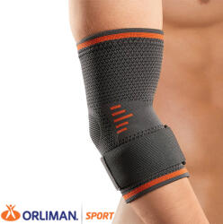 ORLIMAN SPORT elasztikus könyökszorító gél padokkal - PREMIUM 1-es/S - plazapatika