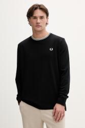 Fred Perry pamut hosszúujjú - fekete XXL - answear - 26 990 Ft