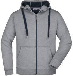 Daiber Hanorac de bărbați din două culori JN355 - Sportiv gri / albastru închis | 3XL (JN355-118541)