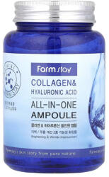 Farm Stay Collagen and Hyaluronic Acid All-in-One Ampoule - Intenzív Hidratáló Ampulla 250ml