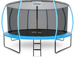INLEA ULTIMATE Jump Trambulin belső védőhálóval 430 cm - világoskék (IN01-0023) - inlea