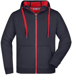 Daiber Hanorac de bărbați din două culori JN355 - Albastru închis / roșie | 2XL (JN355-100059)