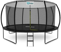 INLEA ULTIMATE Jump Trambulin belső védőhálóval 430 cm - fekete (IN01-0021) - kertaktiv