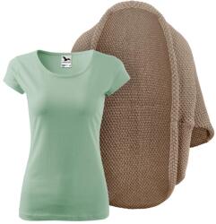 Bontis Set damă: Cardigan tricotat și tricou - Cașmir / salvie | XL (set-L497/MAL122_2/sage_XL)