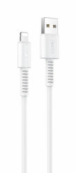 YESIDO CA120 18W USB/Lightning kábel Lightning portos készülékekhez 1M PVC 2A fehér (151977)