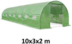 ProCart Solar de gradina tip tunel 10x3x2 m, folie PE UV4, 14 ferestre cu plasa (G2105)