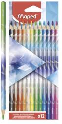 Maped Creioane colorate triunghiulare MAPED Arctic, 12 buc